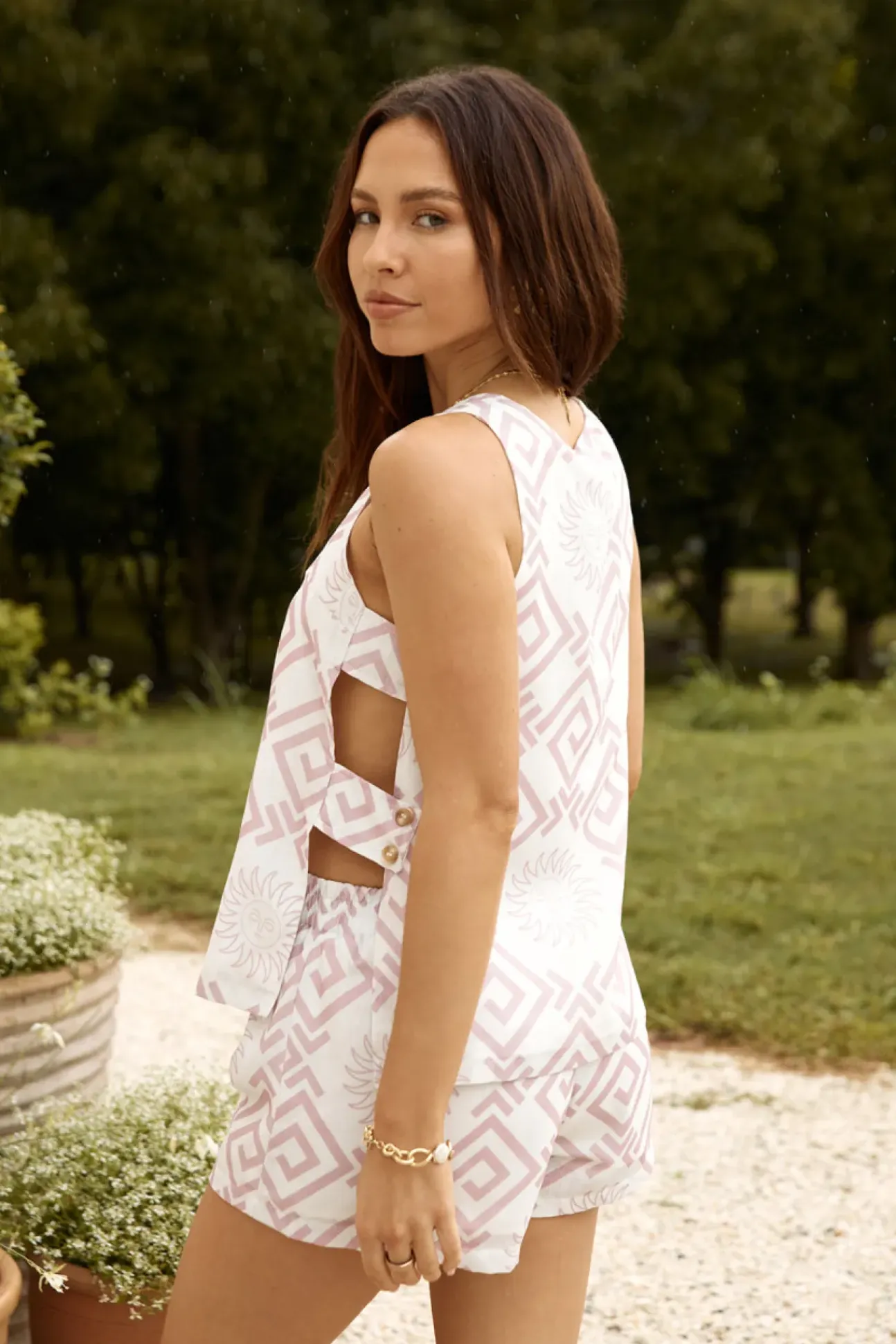 Under Sunshine Vest Top Pink