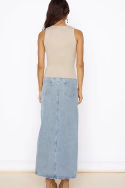 Uplift Your Mind Crop Top Beige