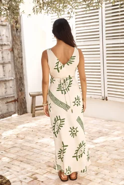 Vacation Calling Maxi Dress Green