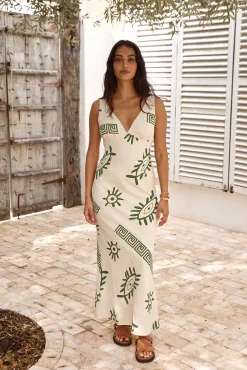 Vacation Calling Maxi Dress Green