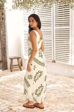 Vacation Calling Maxi Dress Green