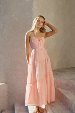 Vacay Breeze Maxi Dress Pink