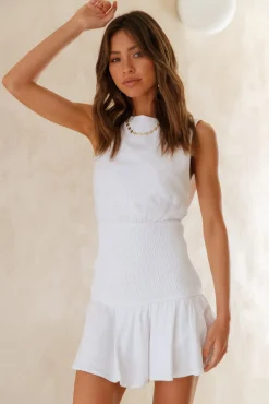 Verbena Dress White