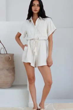 Viamo Romper Beige