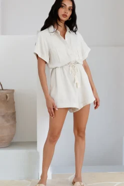 Viamo Romper Beige