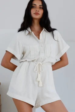 Viamo Romper Beige