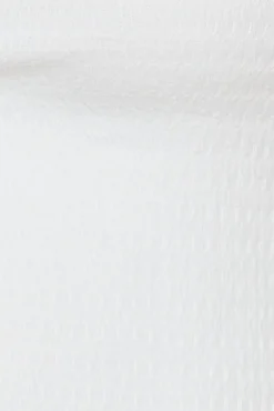 Vice Versa Crop Top White