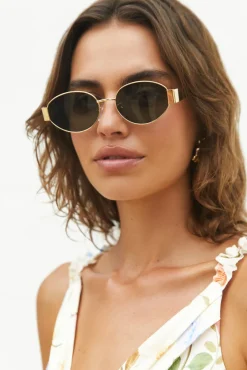 Vienna Sunglasses Gold