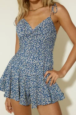 Views From Venice Romper Blue