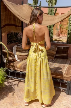 Villasi Crop Top Yellow