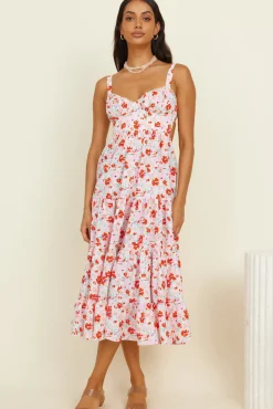 Vivid Daydreams Maxi Dress Pink