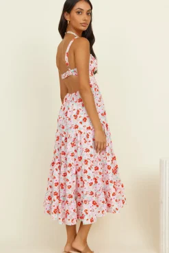 Vivid Daydreams Maxi Dress Pink
