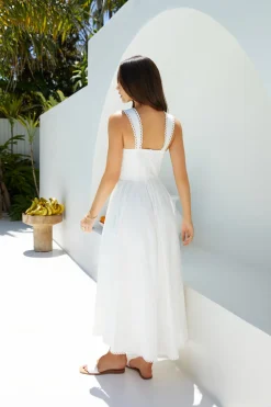 Wandering Soul Maxi Dress White