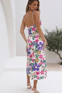Want You Back Midi Dress Multi