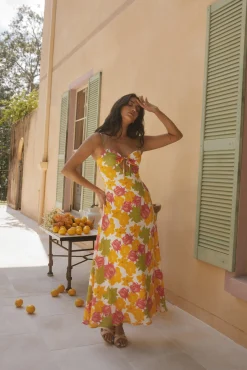 Warm Regards Maxi Dress Print
