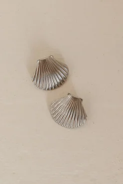 Washed Up Earrings Silver