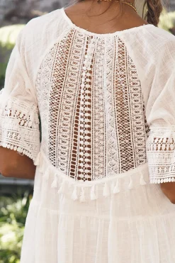 Wave After Wave Dress White