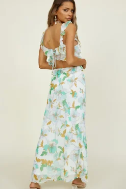 West Coast Drive Maxi Dress Green