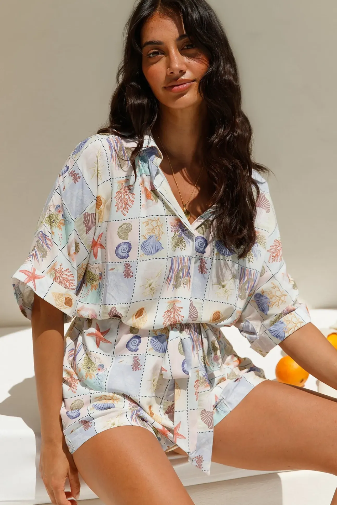 Where It Begins Romper Multi