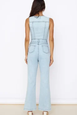 Wherever I Go Jumpsuit Blue Denim