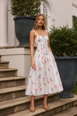 Whimsical Charm Maxi Dress Print