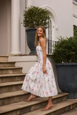 Whimsical Charm Maxi Dress Print