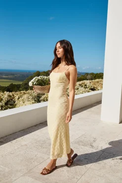 Wildflower Maxi Dress Yellow
