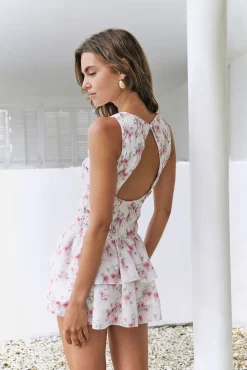 Wild Rose Mini Dress Pink