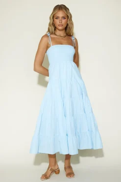 Wish You Would Maxi Dress Blue