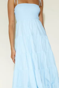 Wish You Would Maxi Dress Blue