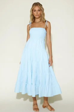 Wish You Would Maxi Dress Blue