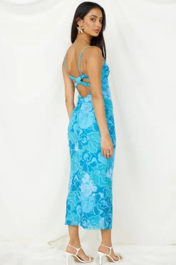 With Grace Maxi Dress Blue
