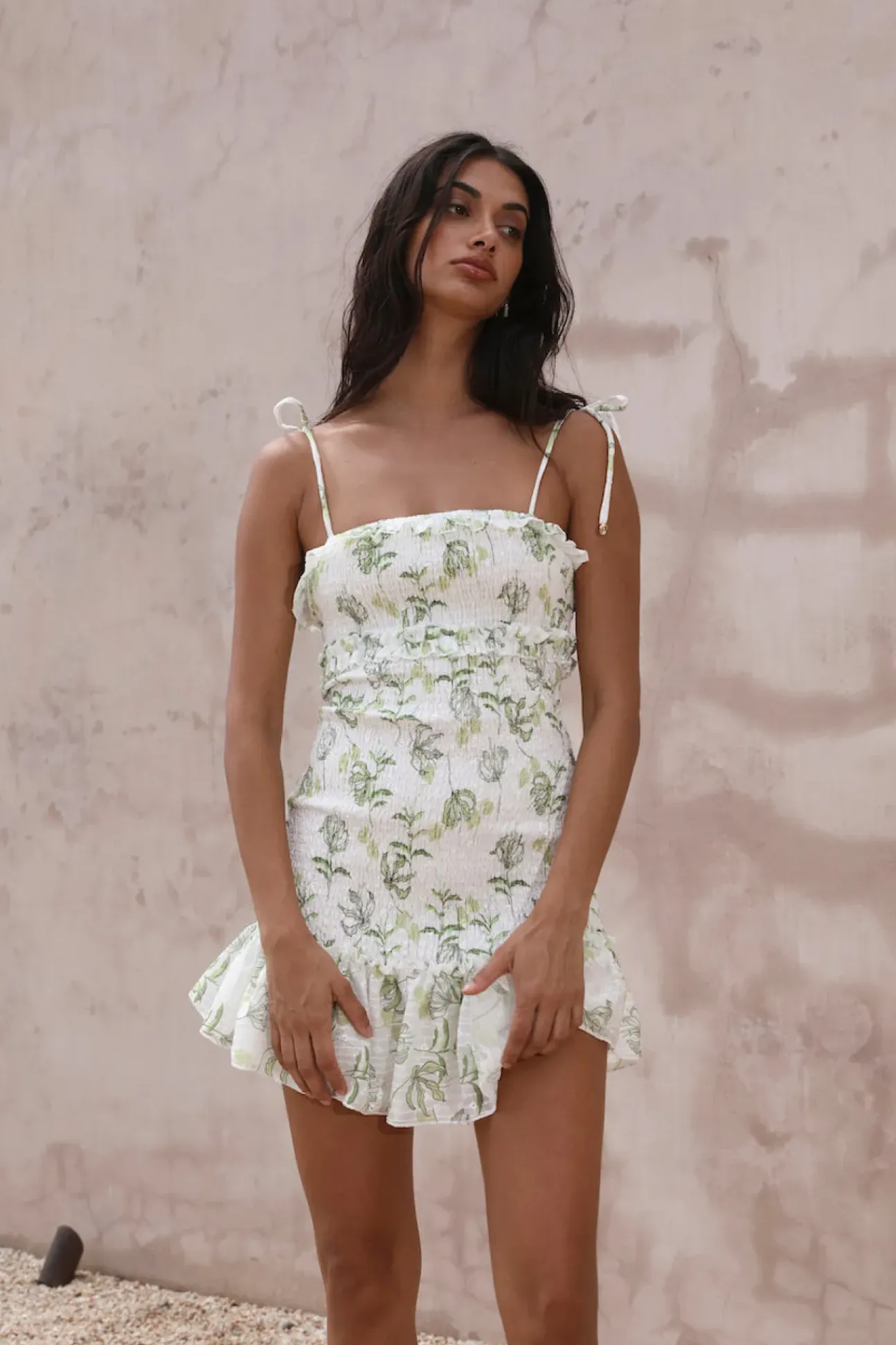 Woodlands Dress Green