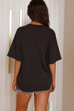 WRANGLER Boxy Slouch Tee Field Of Eyes Grey