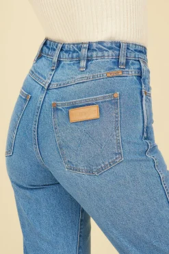 WRANGLER Drew Mom Jean Blue Revival