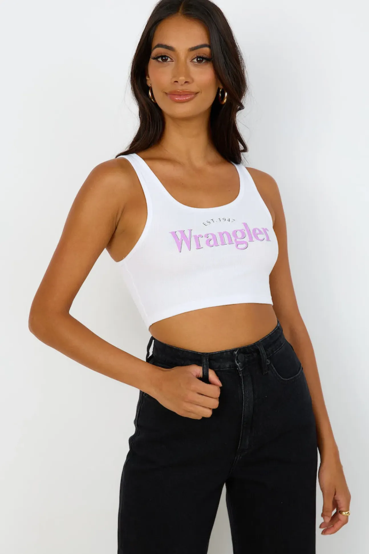 WRANGLER The Reaction Tank White Lilac