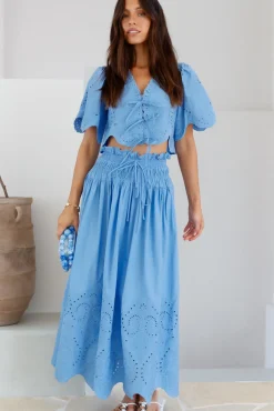 Your Soul Crop Top Blue