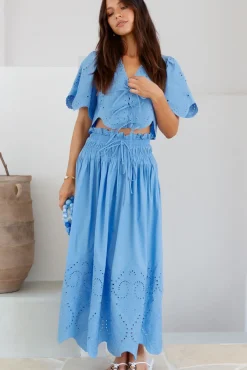Your Soul Crop Top Blue