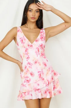 Zephyr Nights Mini Dress Pink