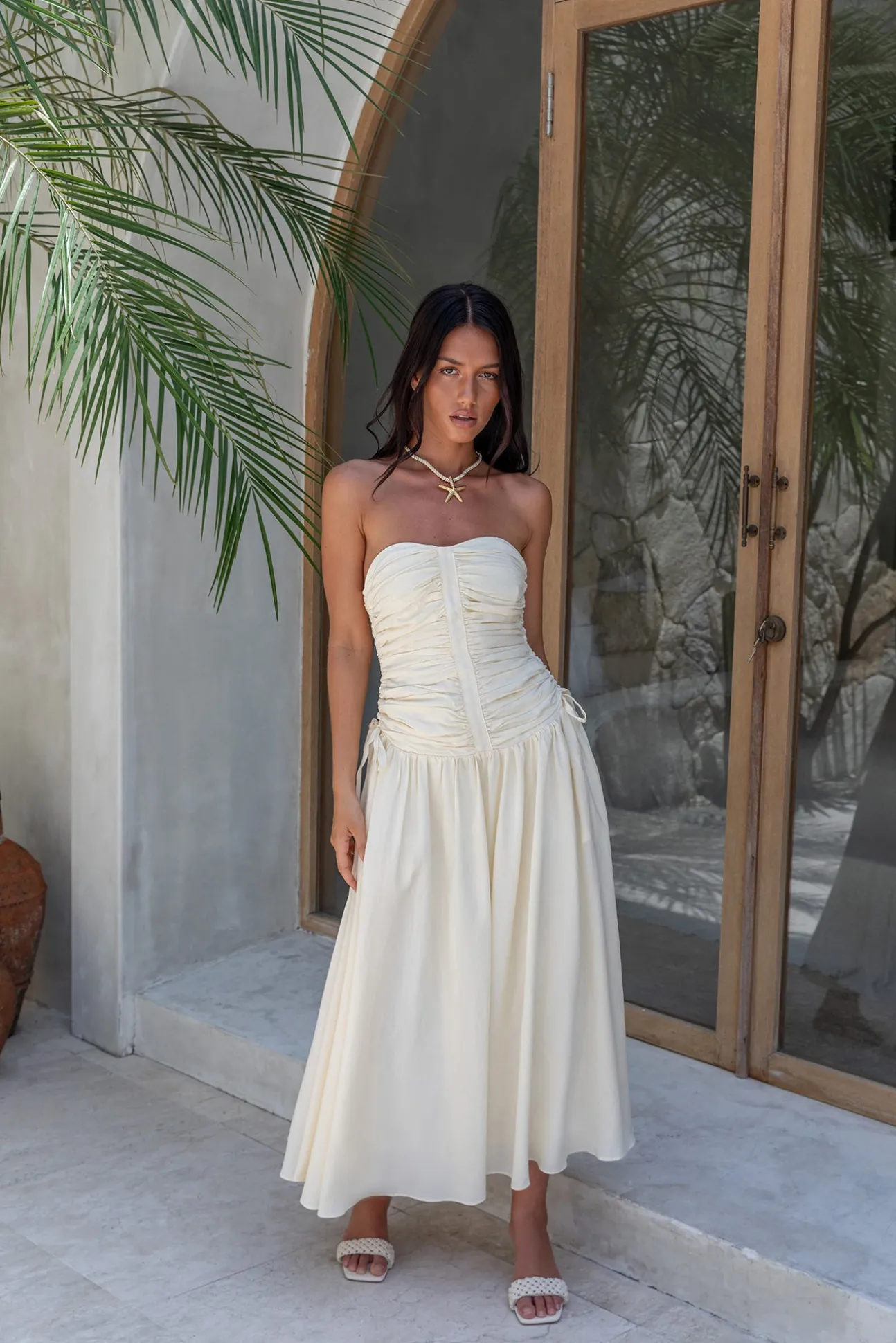 Zori Maxi Dress Cream